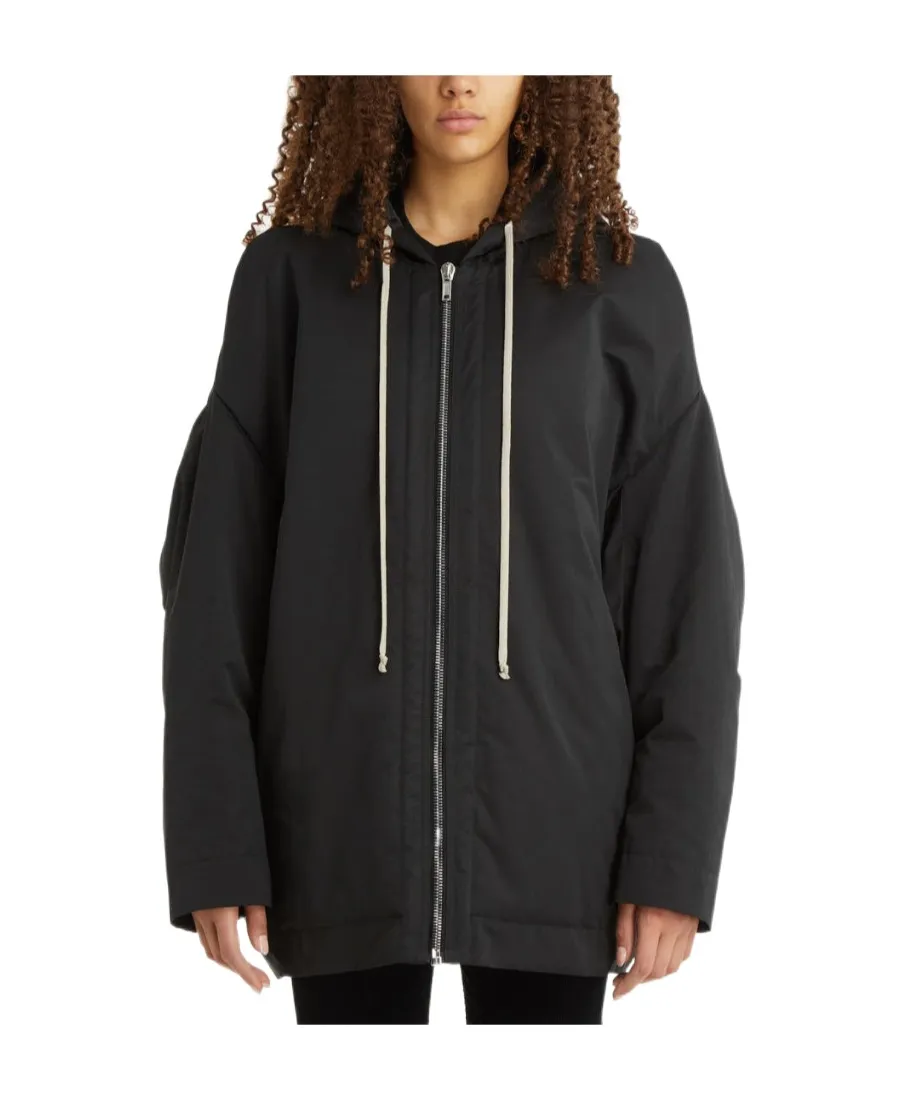 Tassel-Detail Hooded Jacket