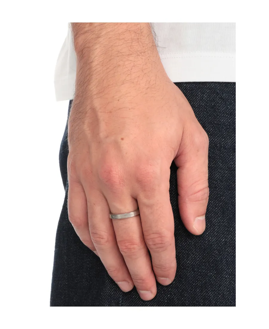 Maison Margiela Logo Engraved Ring