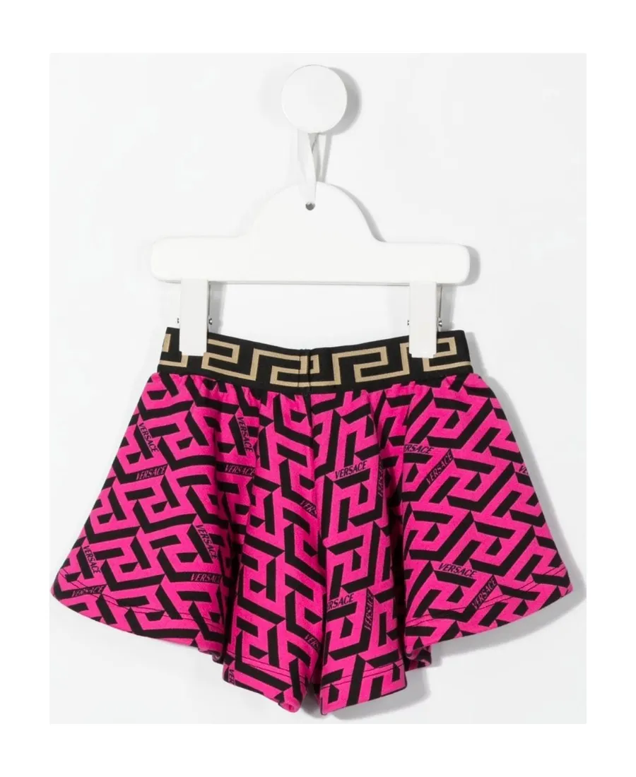 La Greca Wide-Leg Shorts