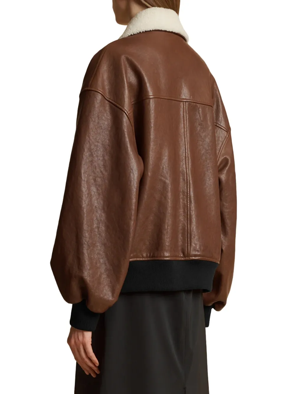 Khaite Shellar Ribbed Hem Jacket