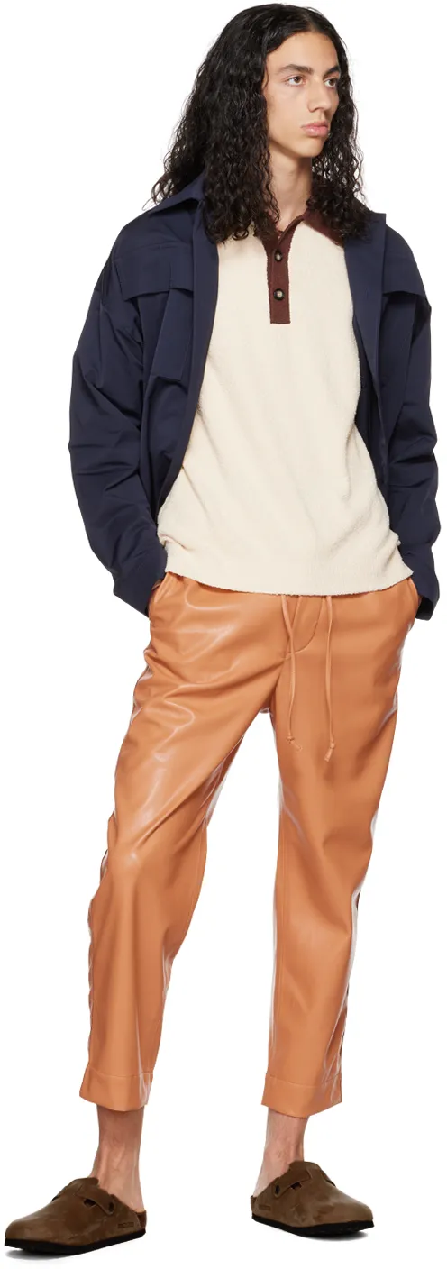 Jain Faux-Leather Trousers