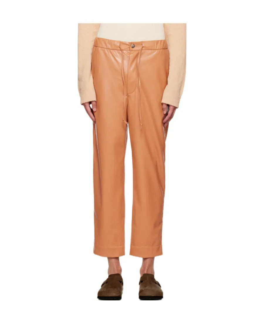 Jain Faux-Leather Trousers