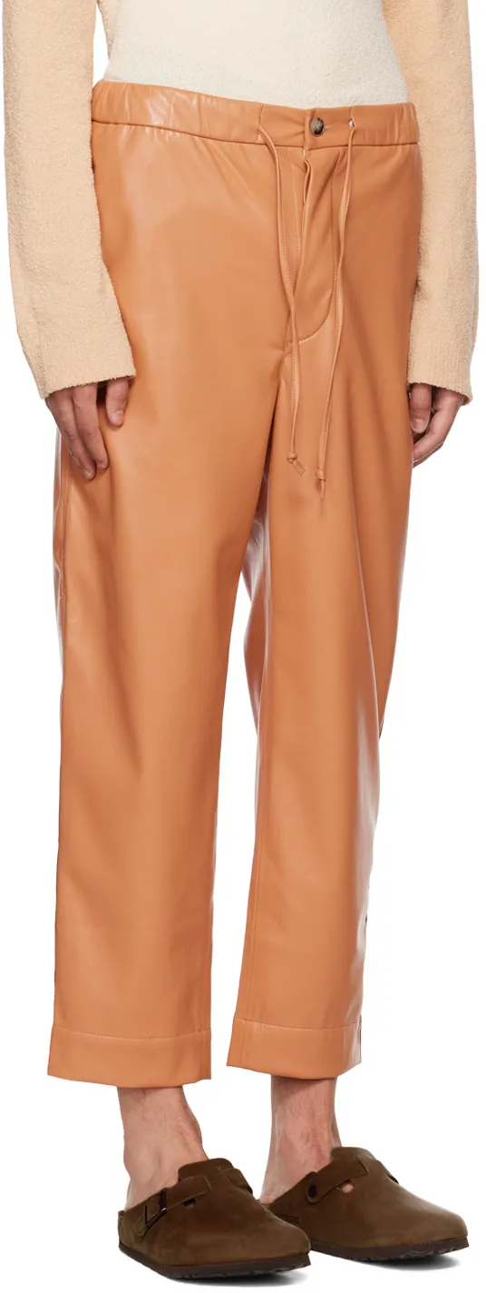 Jain Faux-Leather Trousers