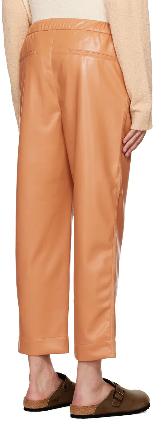 Jain Faux-Leather Trousers
