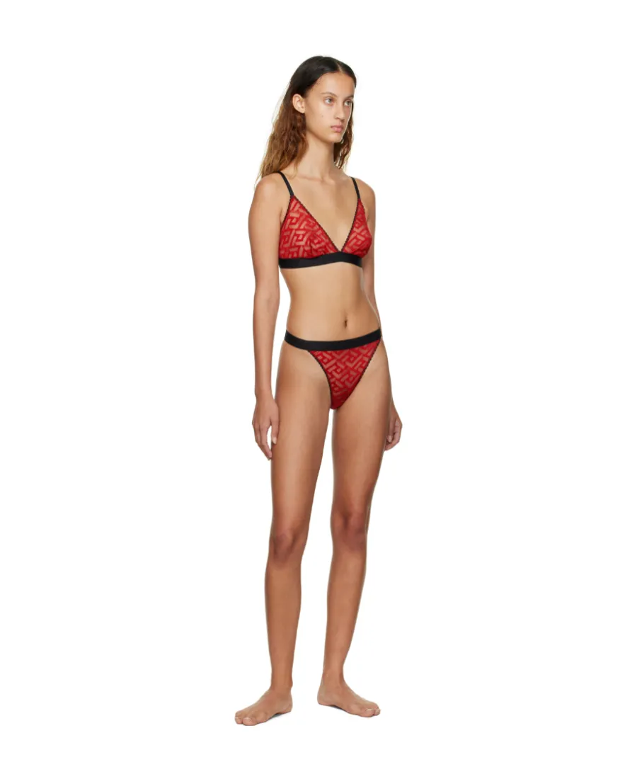 La Greca Lace-Jacquard Bralette