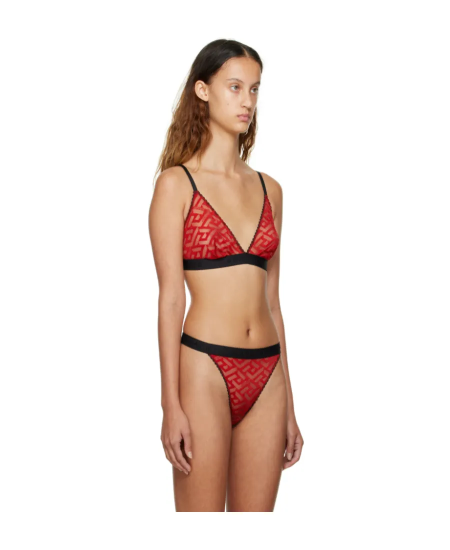 La Greca Lace-Jacquard Bralette