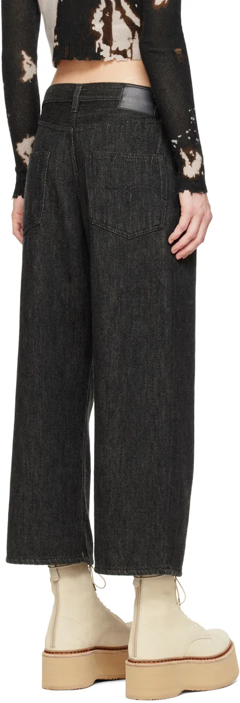 Wide Leg Cropped Jeans