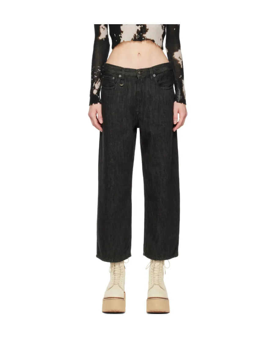 Wide Leg Cropped Jeans