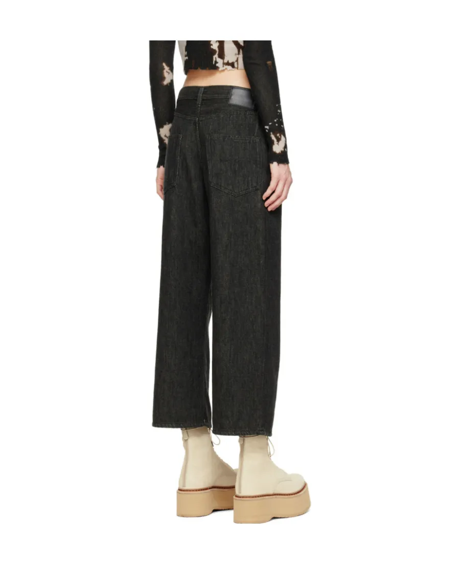 Wide Leg Cropped Jeans