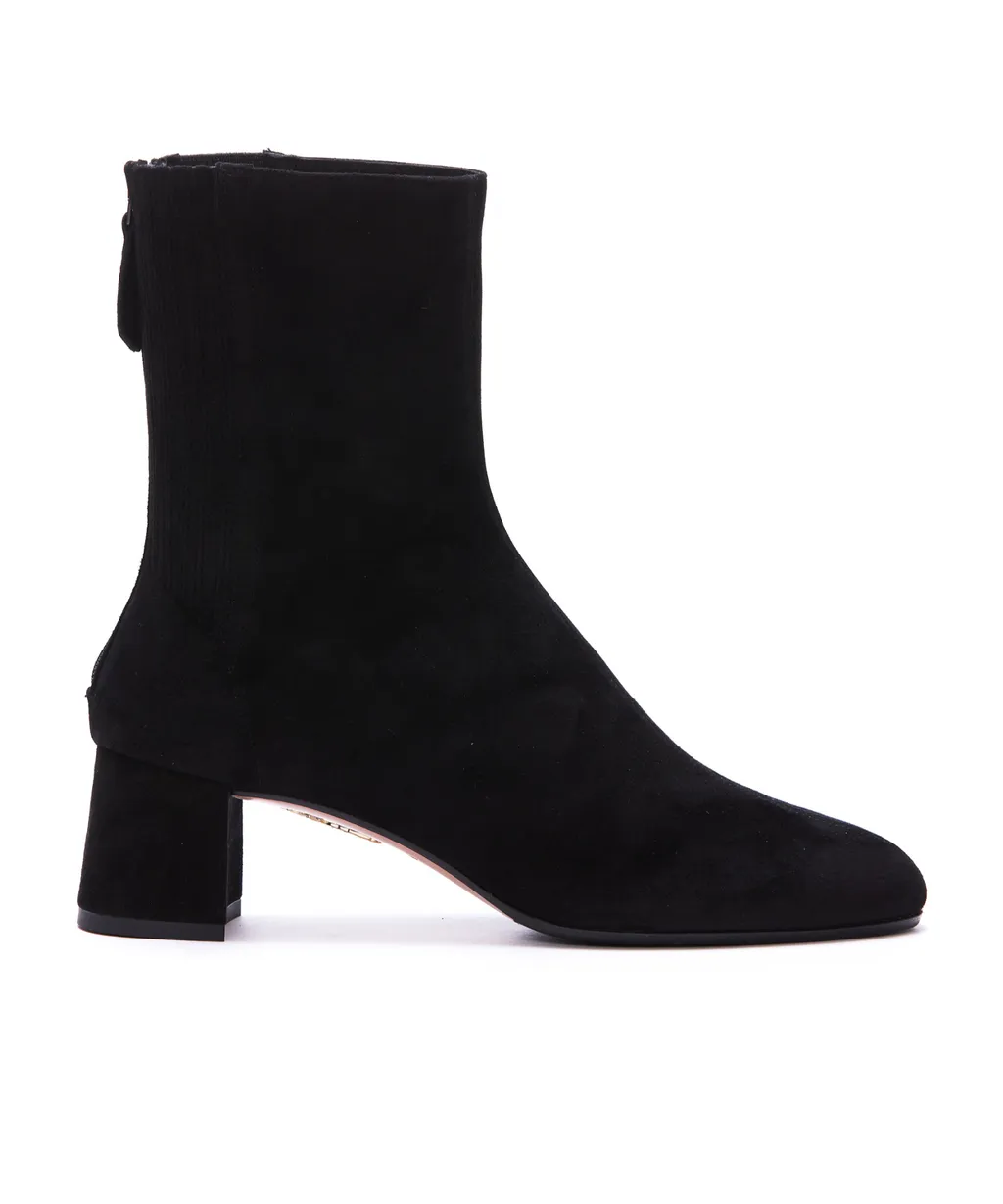 Aquazzura Zip-Up Ankle Boots
