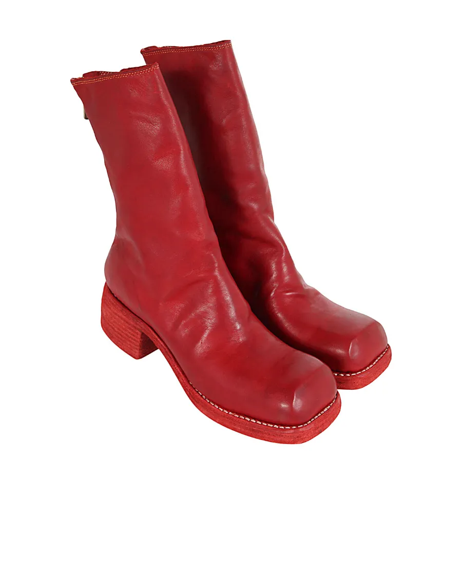 Guidi Back Zipped Mid Boots