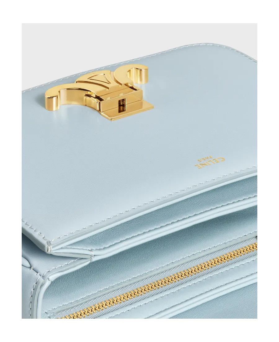 Teen Triomphe Bag In Shiny Calfskin