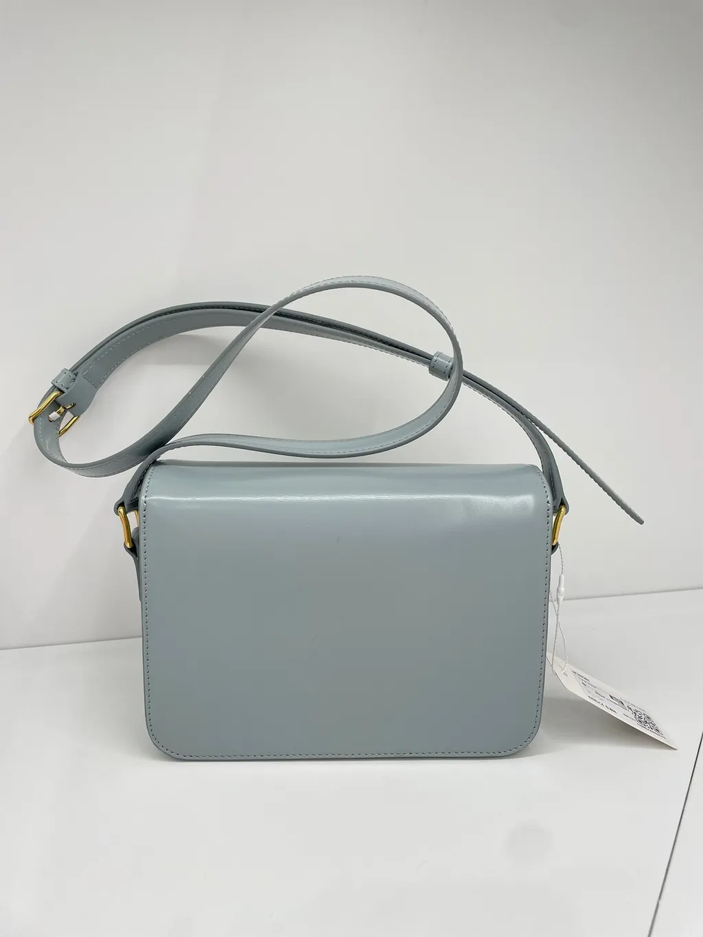 Teen Triomphe Bag In Shiny Calfskin