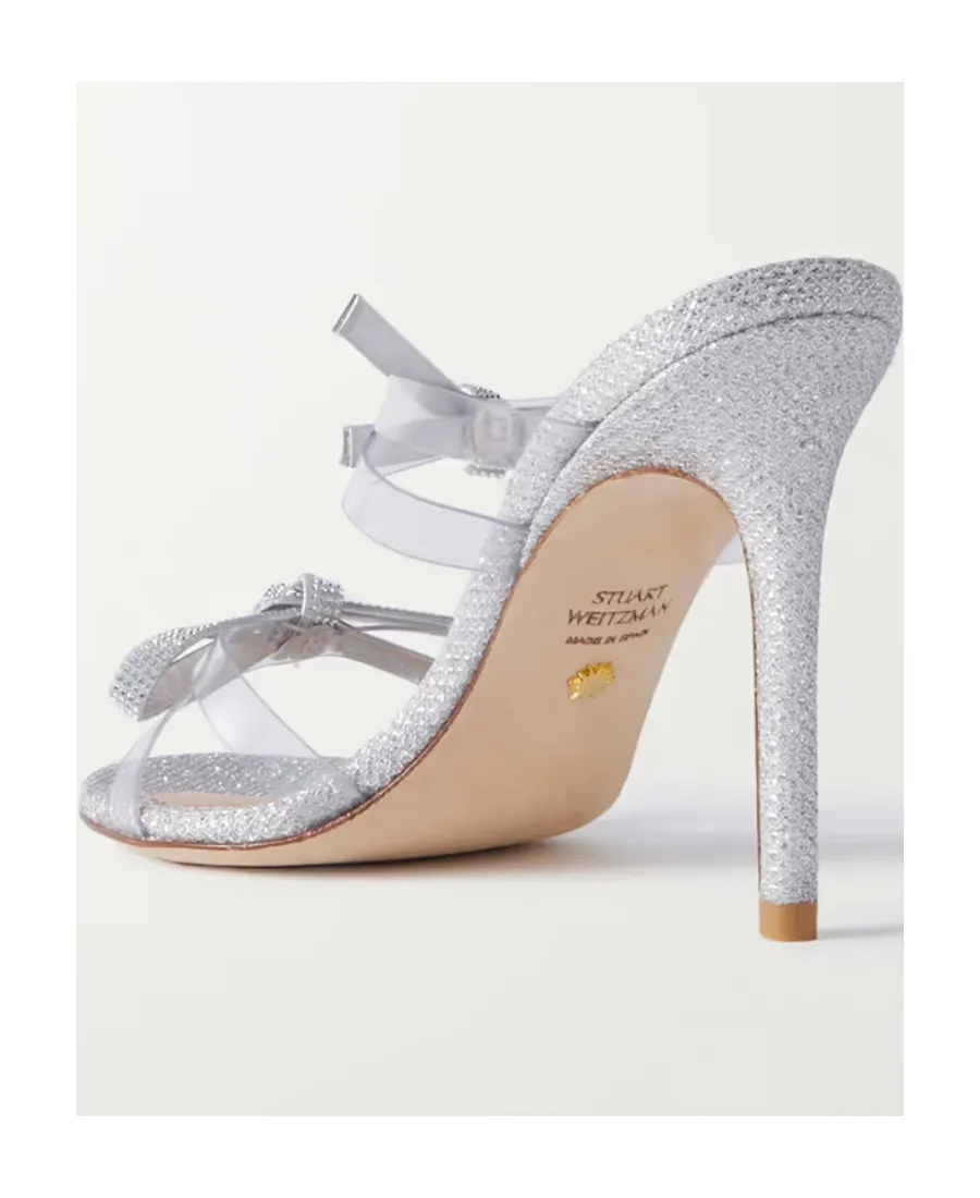 Embellished Metal Sandals
