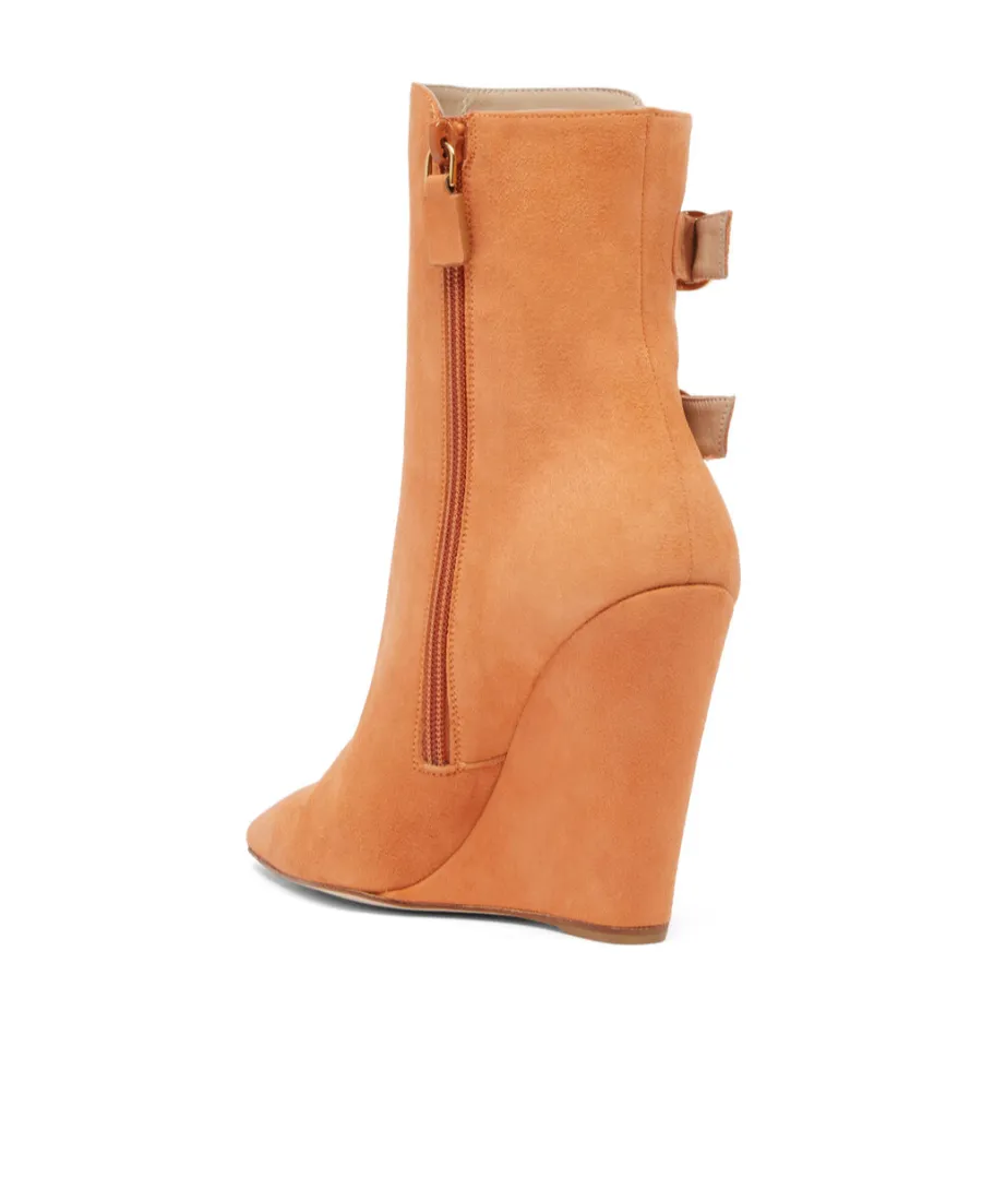 Stuart Weitzman Wedge-Heeled Pointed Toe Boots
