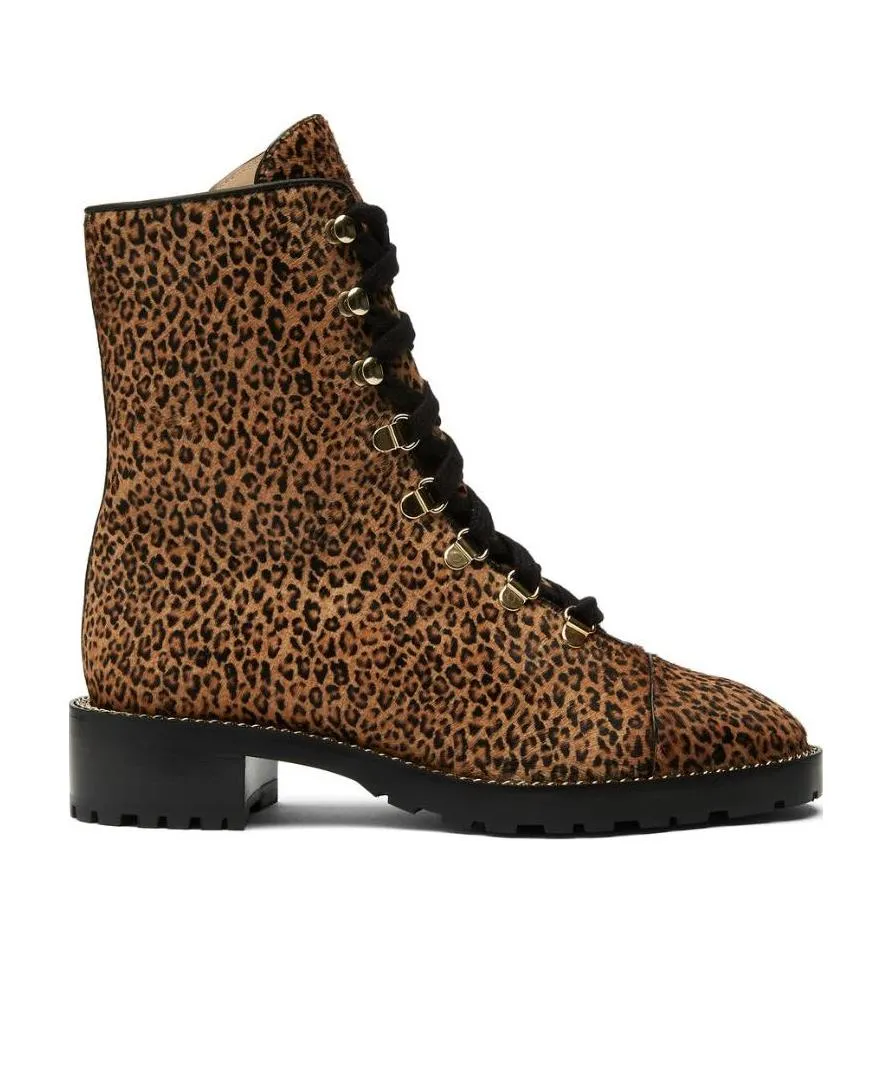 Jaguar-Print 40Mm Ankle Boots