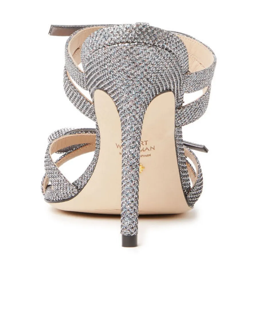 Glittered 90Mm Bow-Detail Sandals