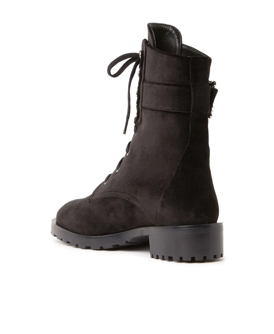 40Mm Buckle-Fastening Lace-Up Boots