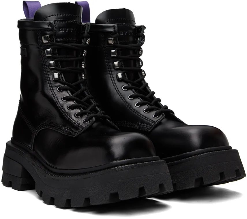 Logo Lacing Boots