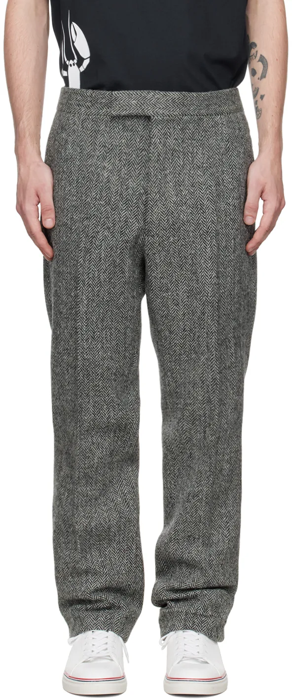 Thom Browne Tweed Tailored Pants