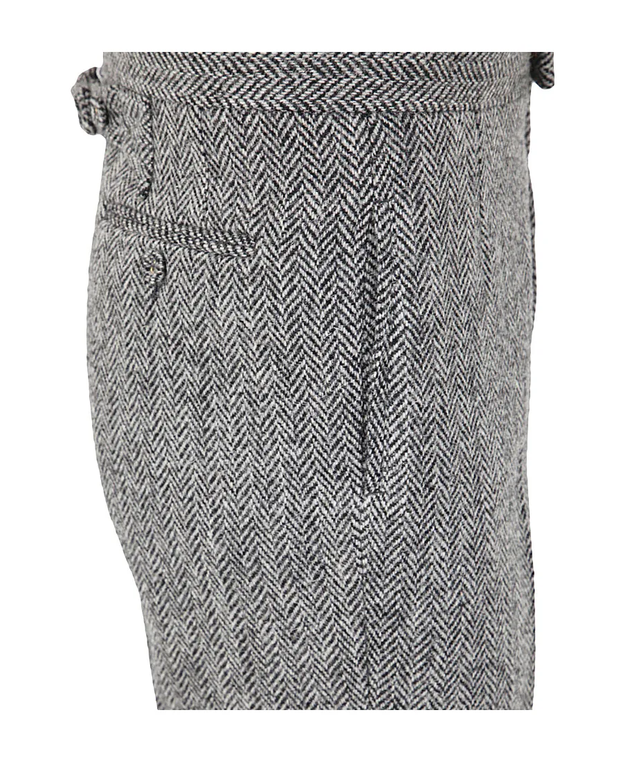 Thom Browne Tweed Tailored Pants