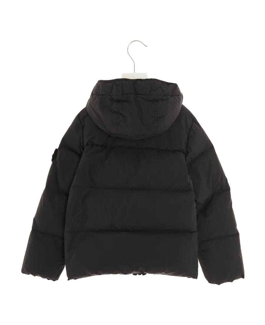 Stone Island Junior Logo Patch Padded Down Jacket