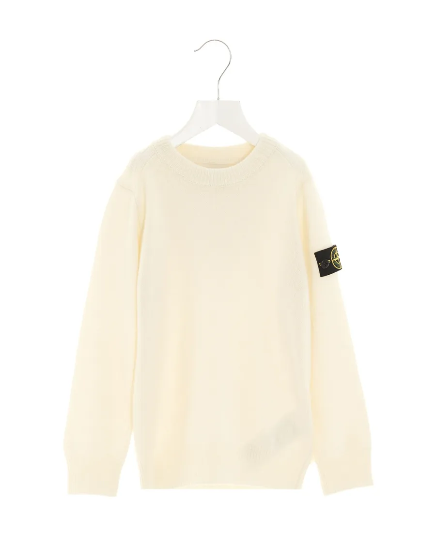 Teen Logo-Patch Crew Neck Sweater