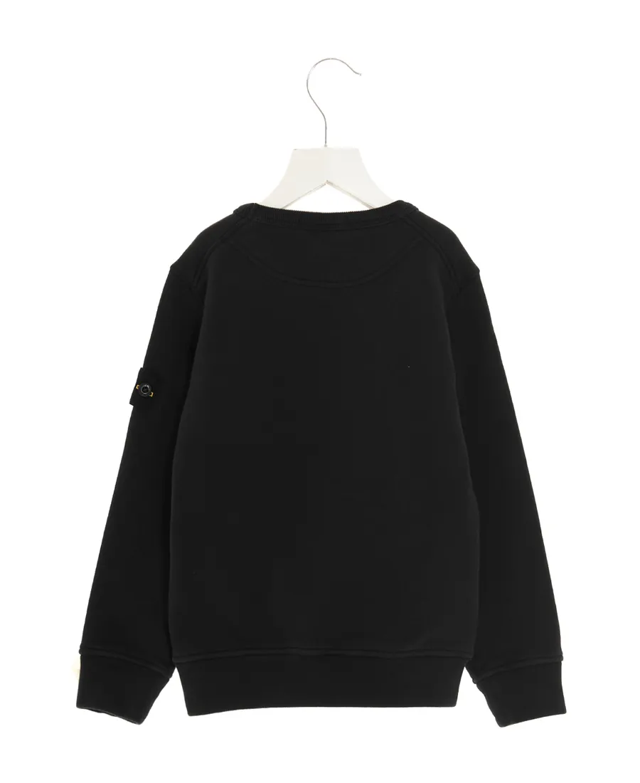 Stone Island Junior Logo Patch Crewneck Sweatshirt