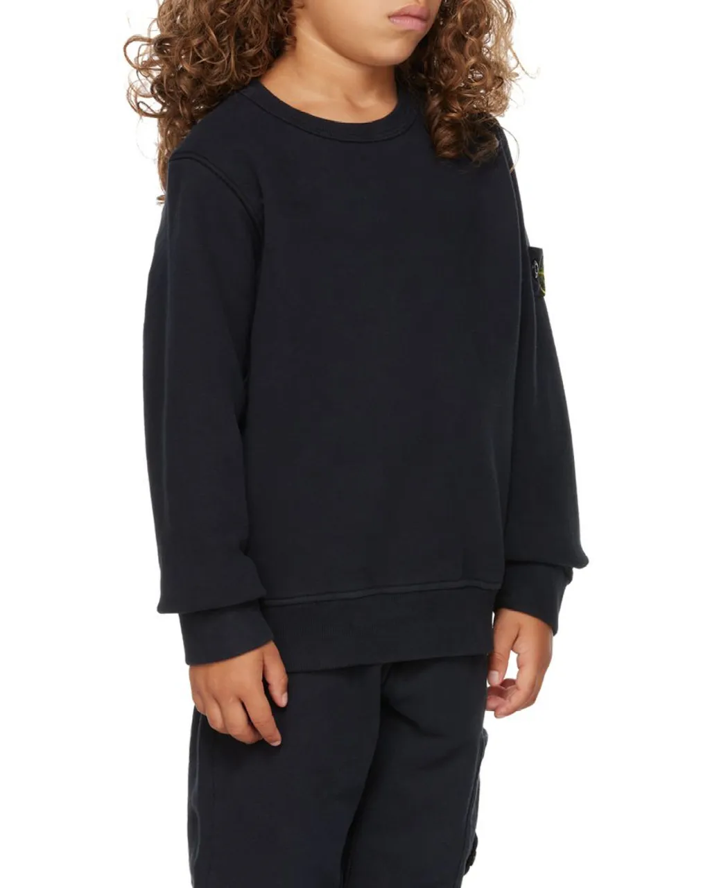 Stone Island Junior Logo Patch Crewneck Sweatshirt