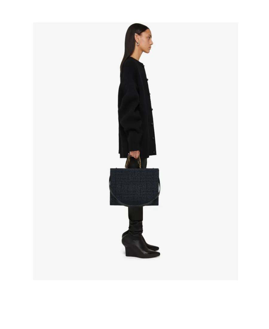Givenchy 4G Embroidered Medium Shopping Bag