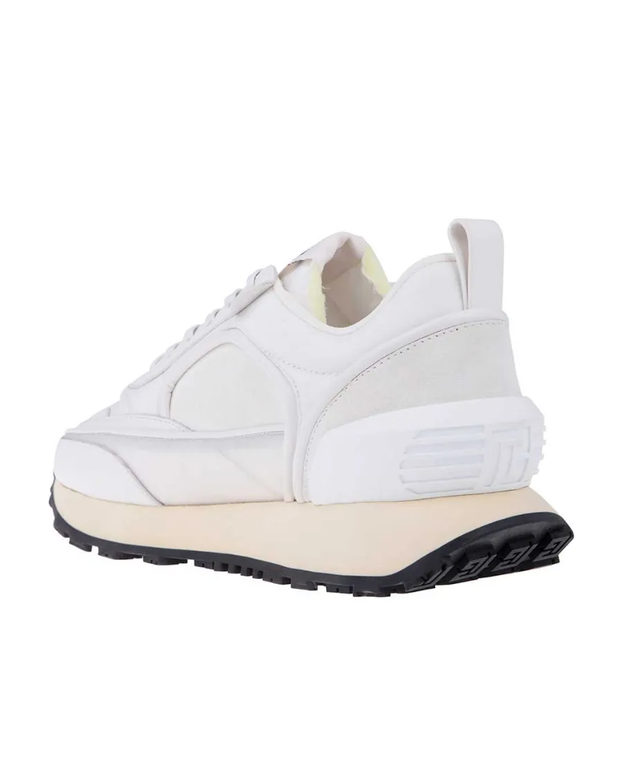 Balmain Panelled Lace-Up Sneakers