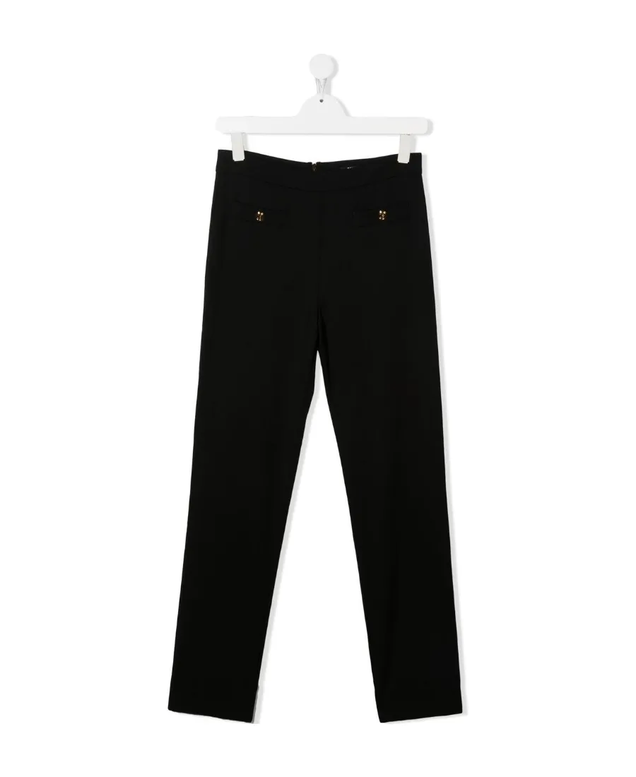 Teen Zip-Up Straight Trousers