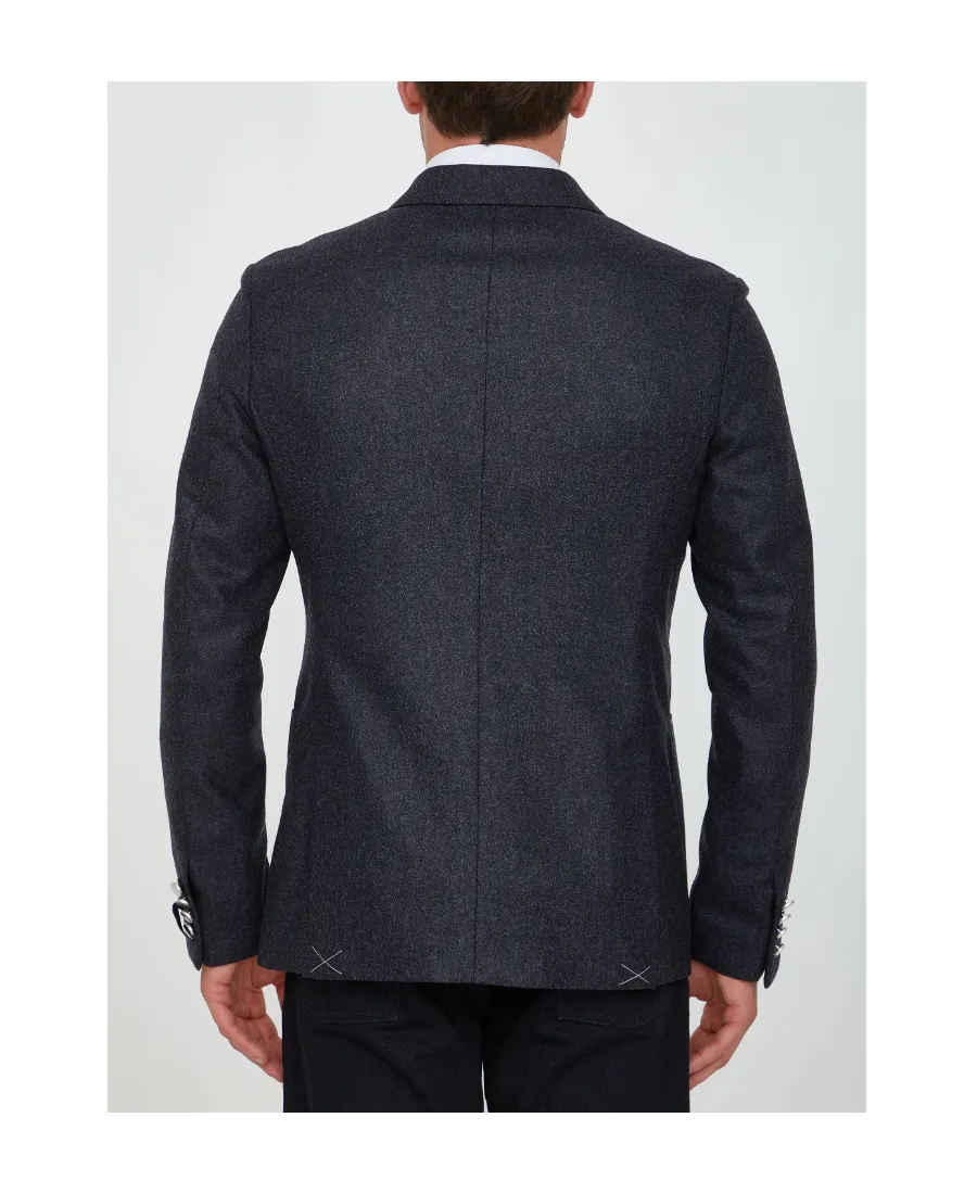 Tonello Double-Breasted Flannel Jacket