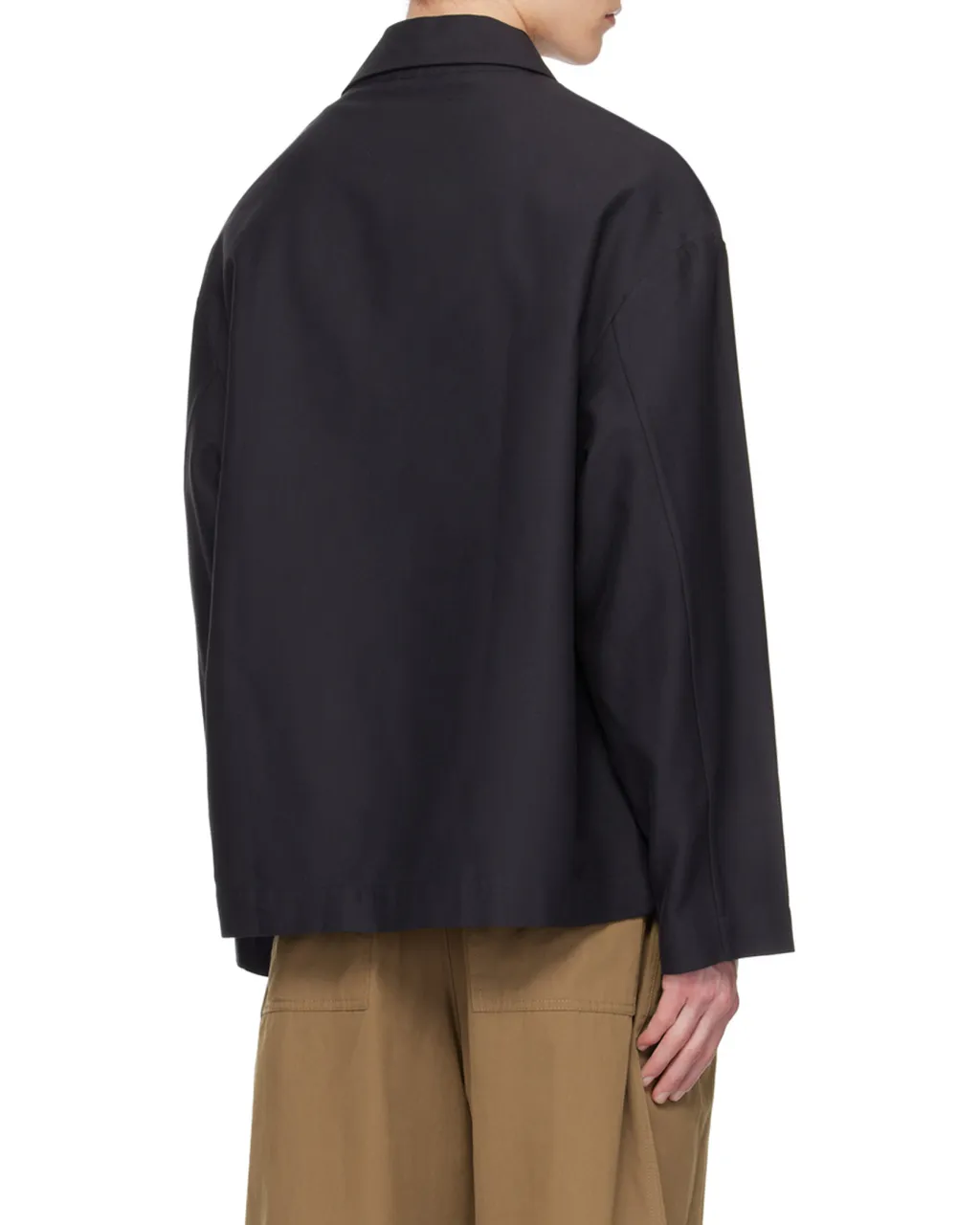 Relaxed-Fit Cotton Shirt Jacket