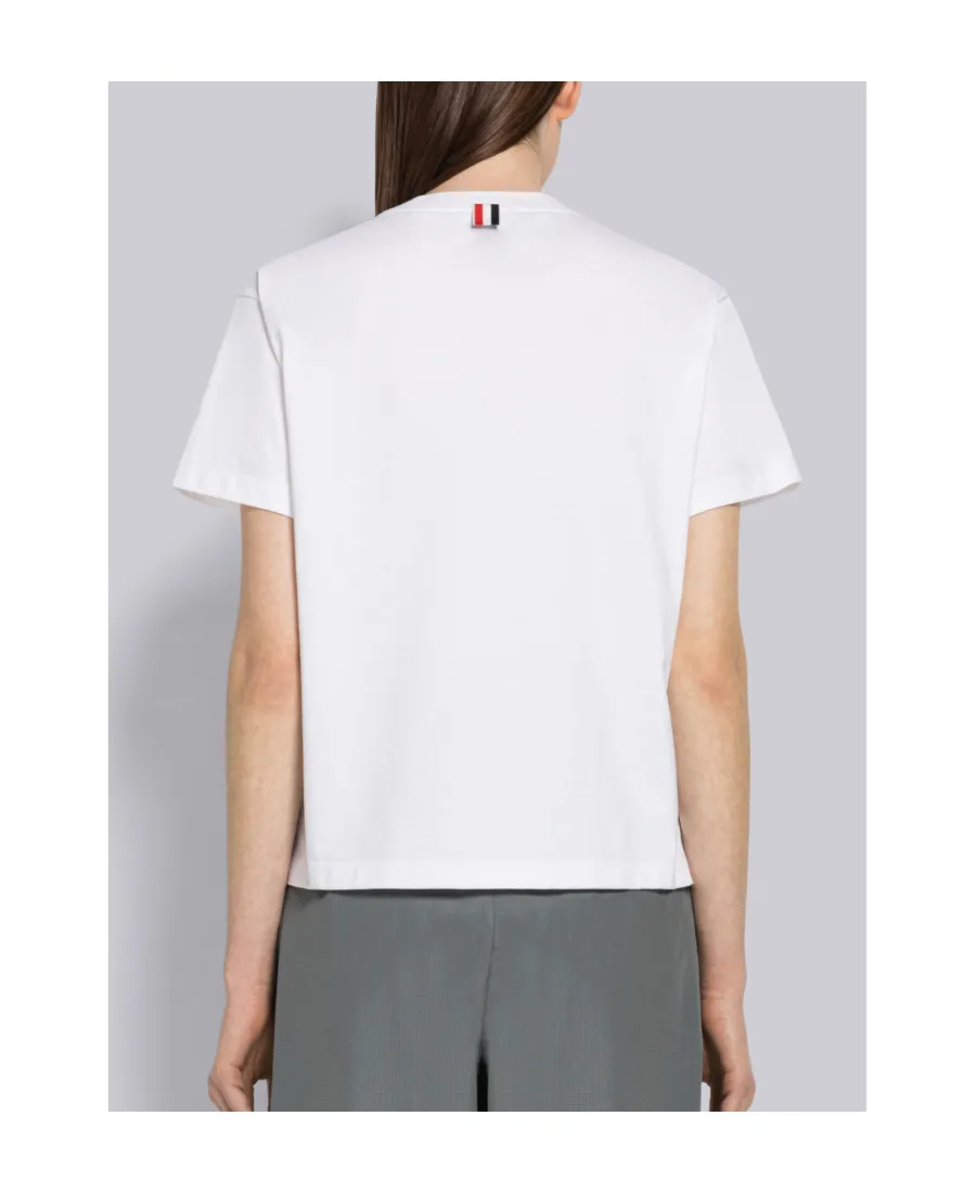 Thom Browne Rwb Logo Patch T-Shirt
