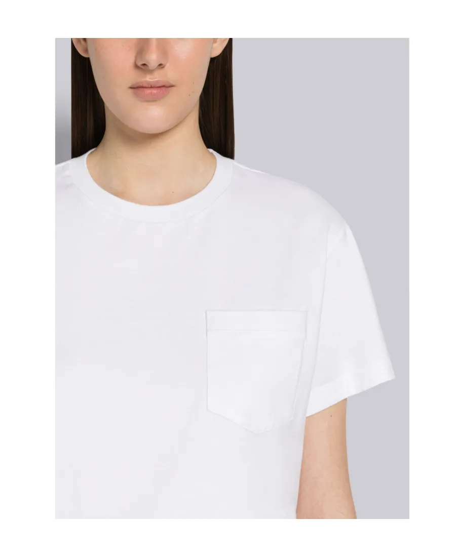 Thom Browne Rwb Logo Patch T-Shirt