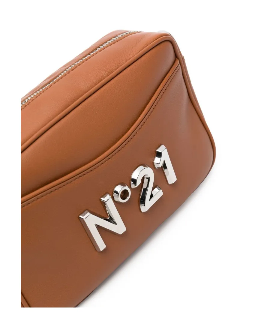 N21 Logo Plaque Zip Crossbody Bag