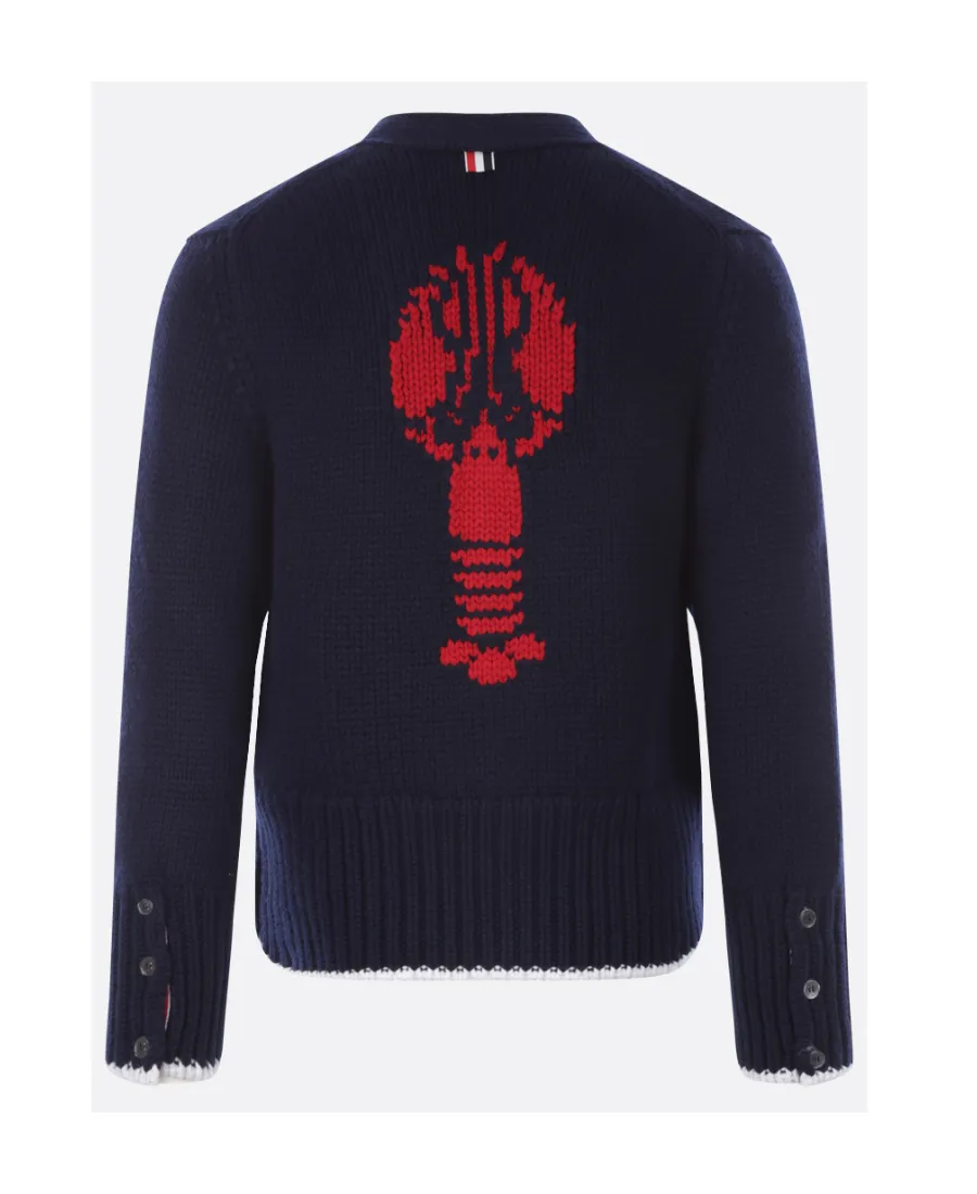 Lobster-Icon Cardigan