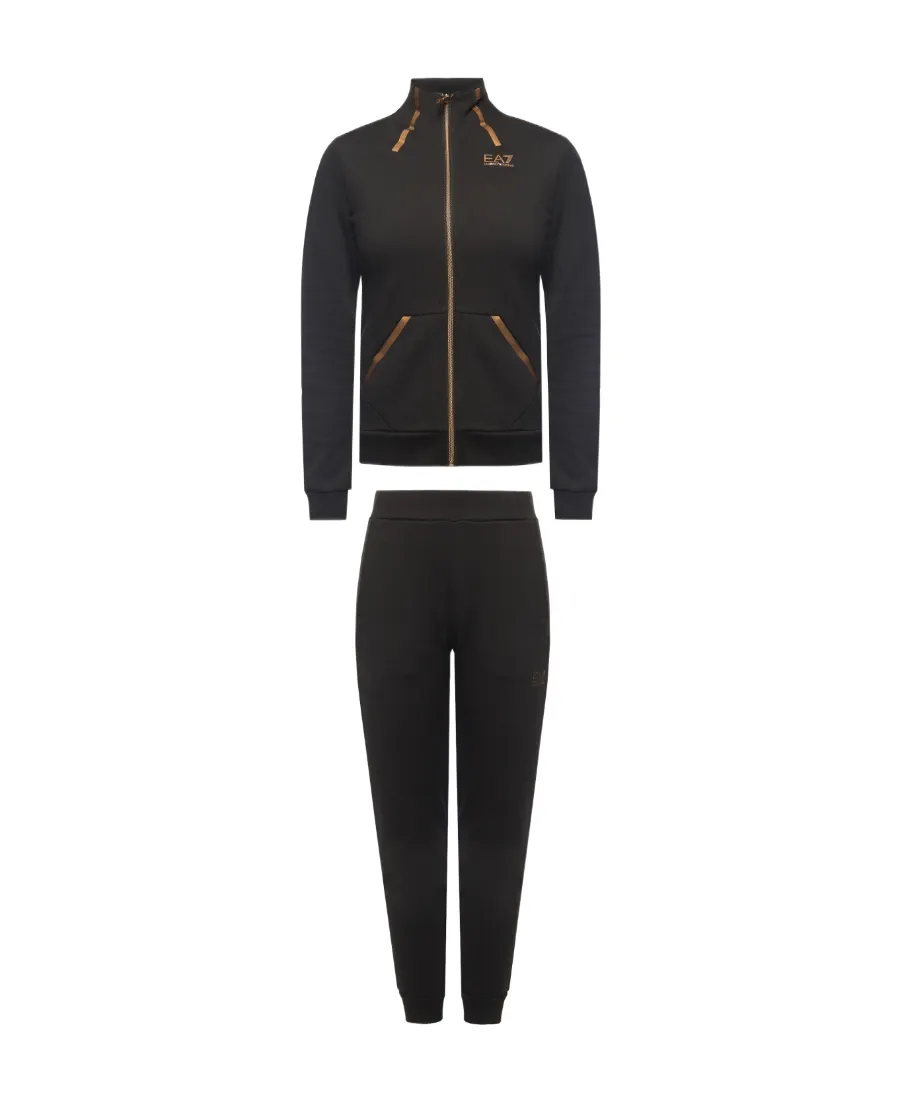 Logo High-Necked Sports Suit