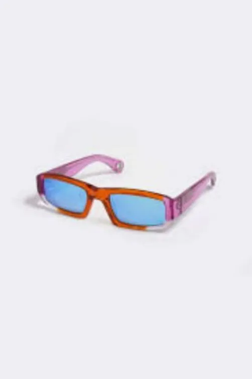 Transparent-Frame Sunglasses