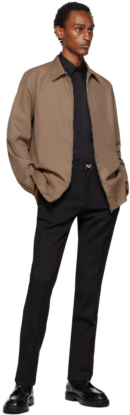 Slim-Fit Pants In Technical Fiber With G Lock Buckle