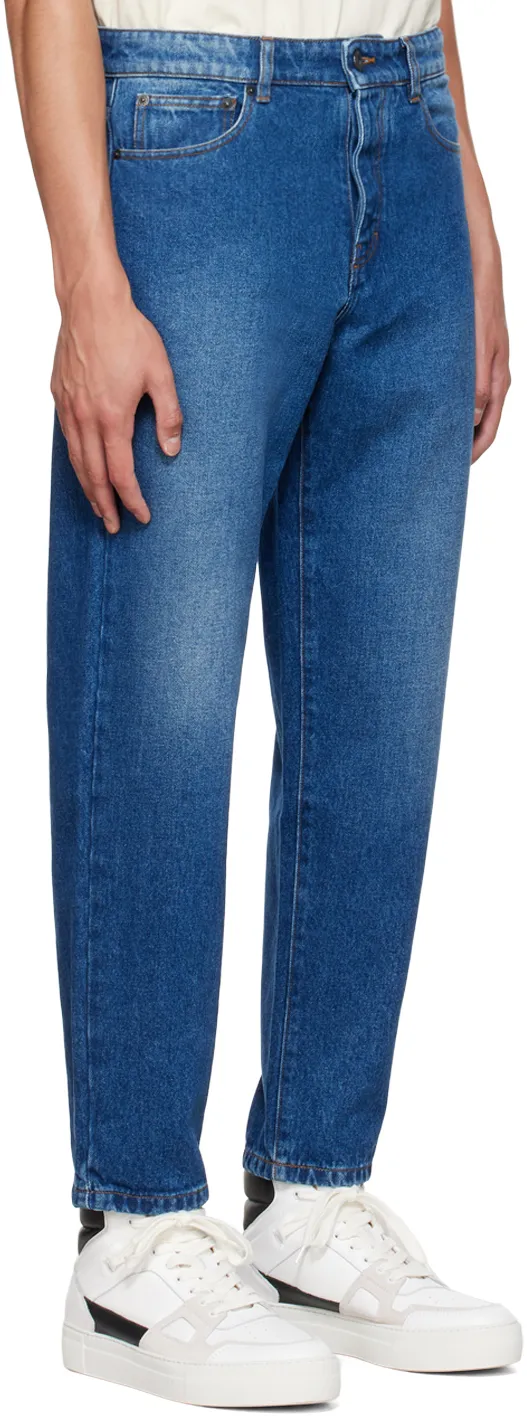 Ami Mid-Rise Straight-Leg Jeans