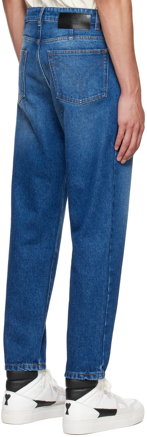 Ami Mid-Rise Straight-Leg Jeans