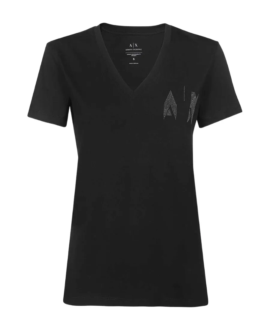 V-Collar Short-Sleeved T-Shirt