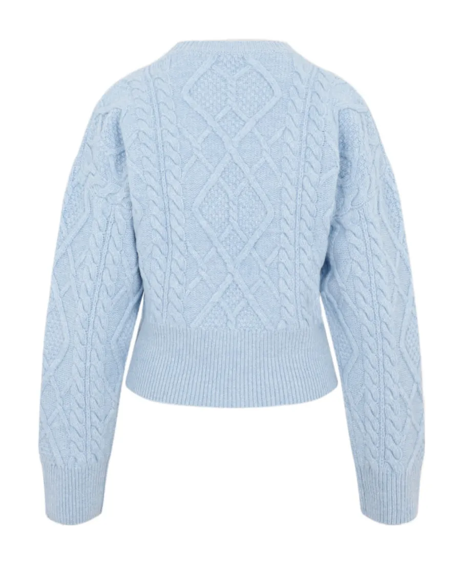 Logo Twisted Short Sweater