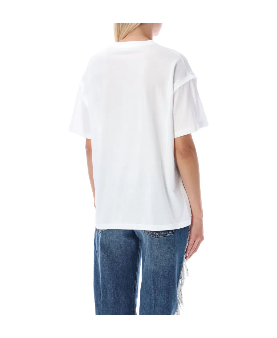 Stella Mccartney Crewneck Dropped Shoulder T-Shirt