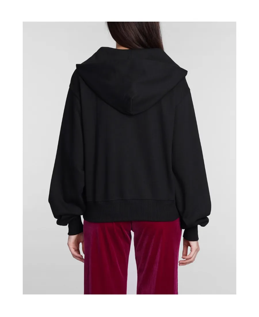 Buckle-Detail Cut-Out Hoodie