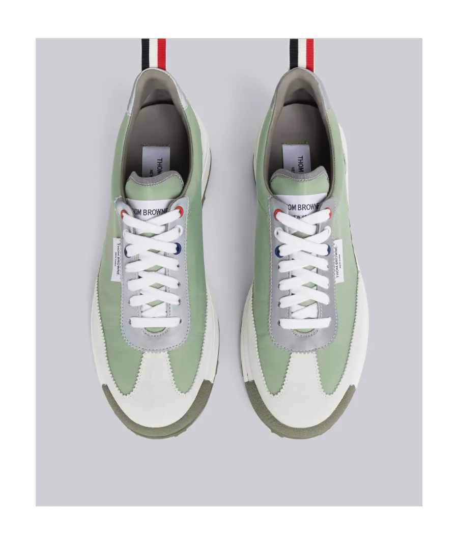 Panelled Low-Top Lace-Up Sneakers