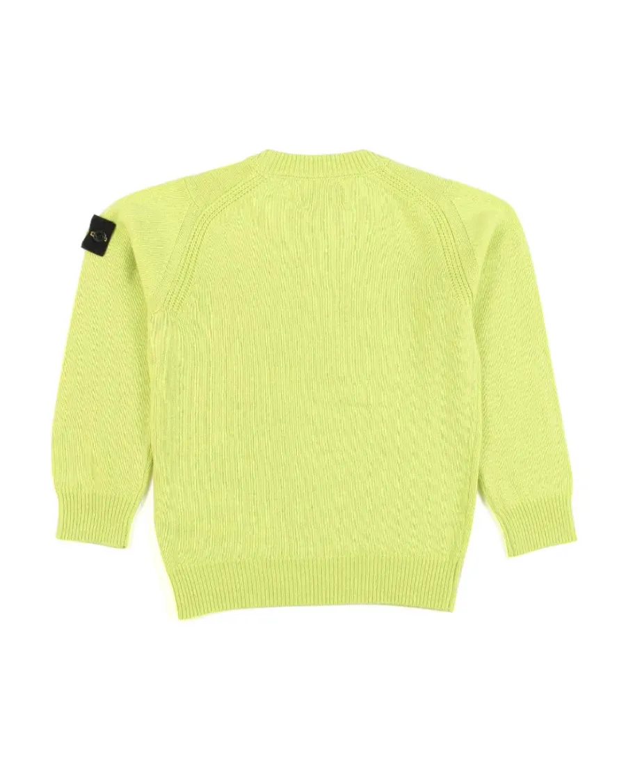 Logo-Patch Crew Neck Sweatshirt