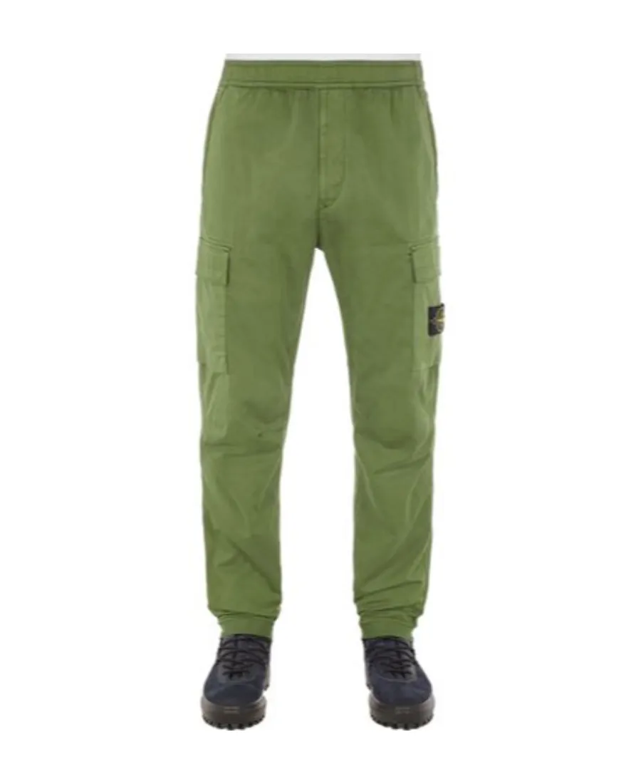 Tapered-Leg Cargo Trousers
